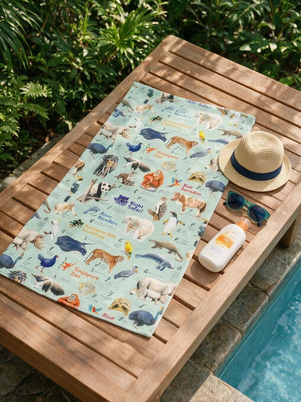 MANDAI WILDLIFE GROUP | MANDAI x SINGLAPA | A-Z Kids Towel