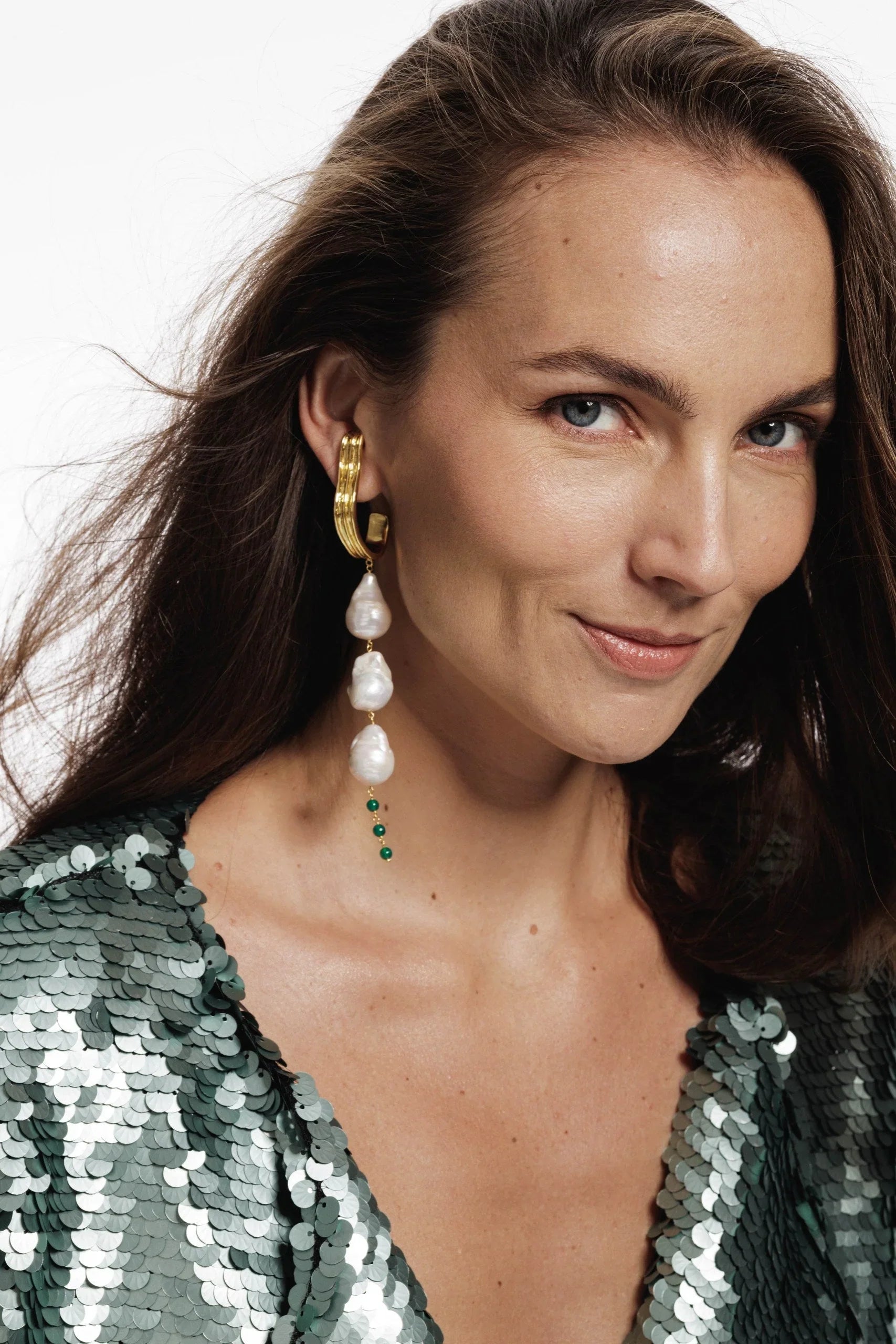 BOHEME BY VERO | Dune Long Pearl Earrings New Drops