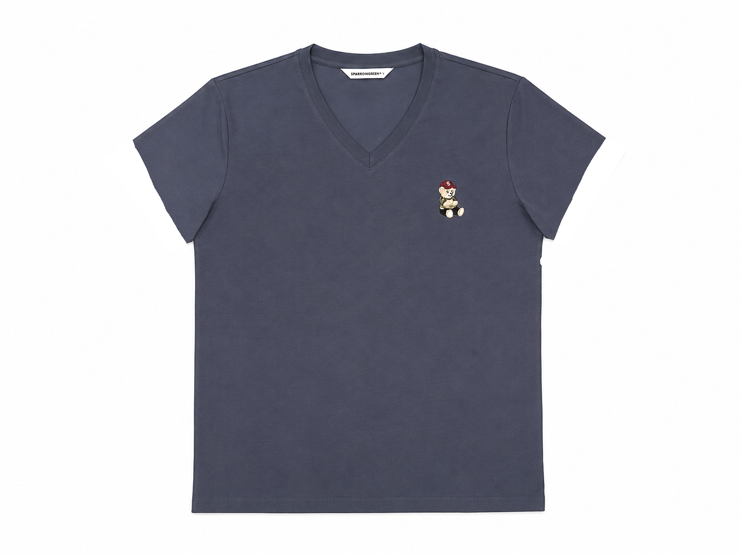SPARROW GREEN | VIN V-Neck Tee