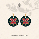 THE ANTECEDENT STORE | Frangipani Peranakan Earrings