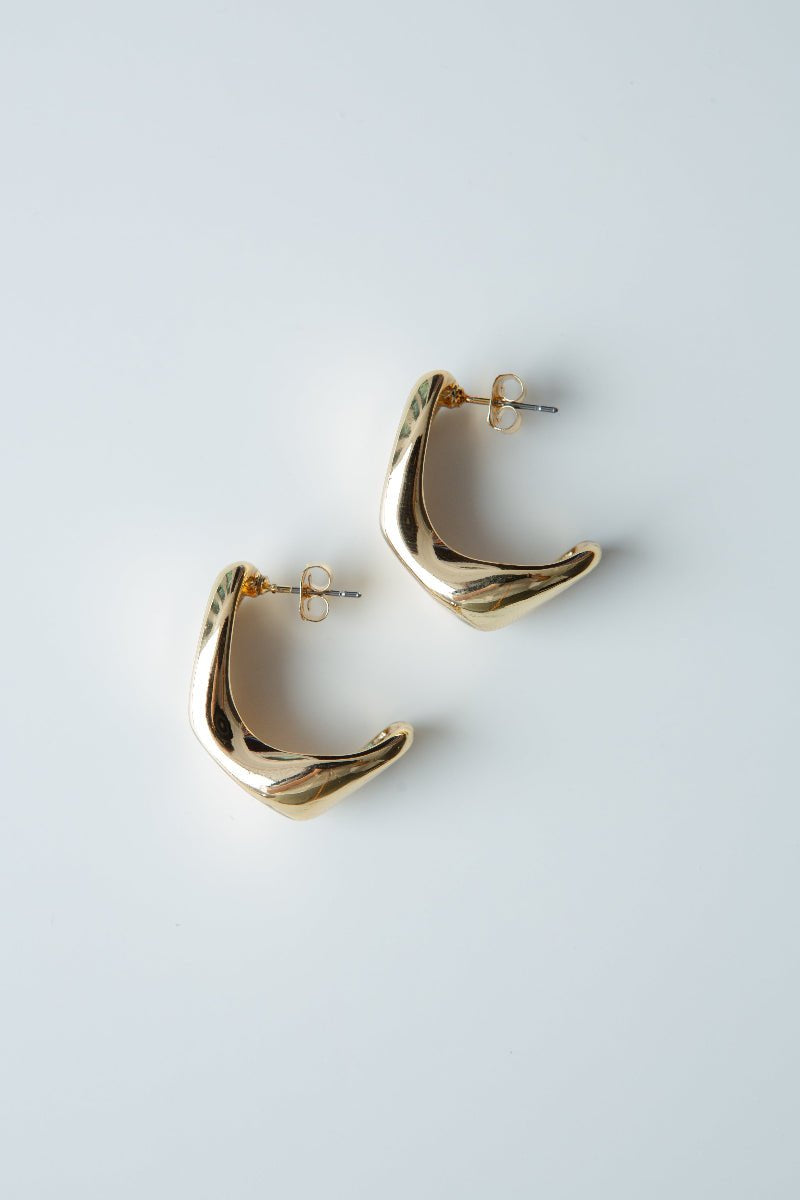 SAERO COLLECTIVE | Rawboned Earrings Gold