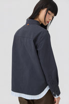 3EIGHTH | Kasane Shirt In Ink Navy