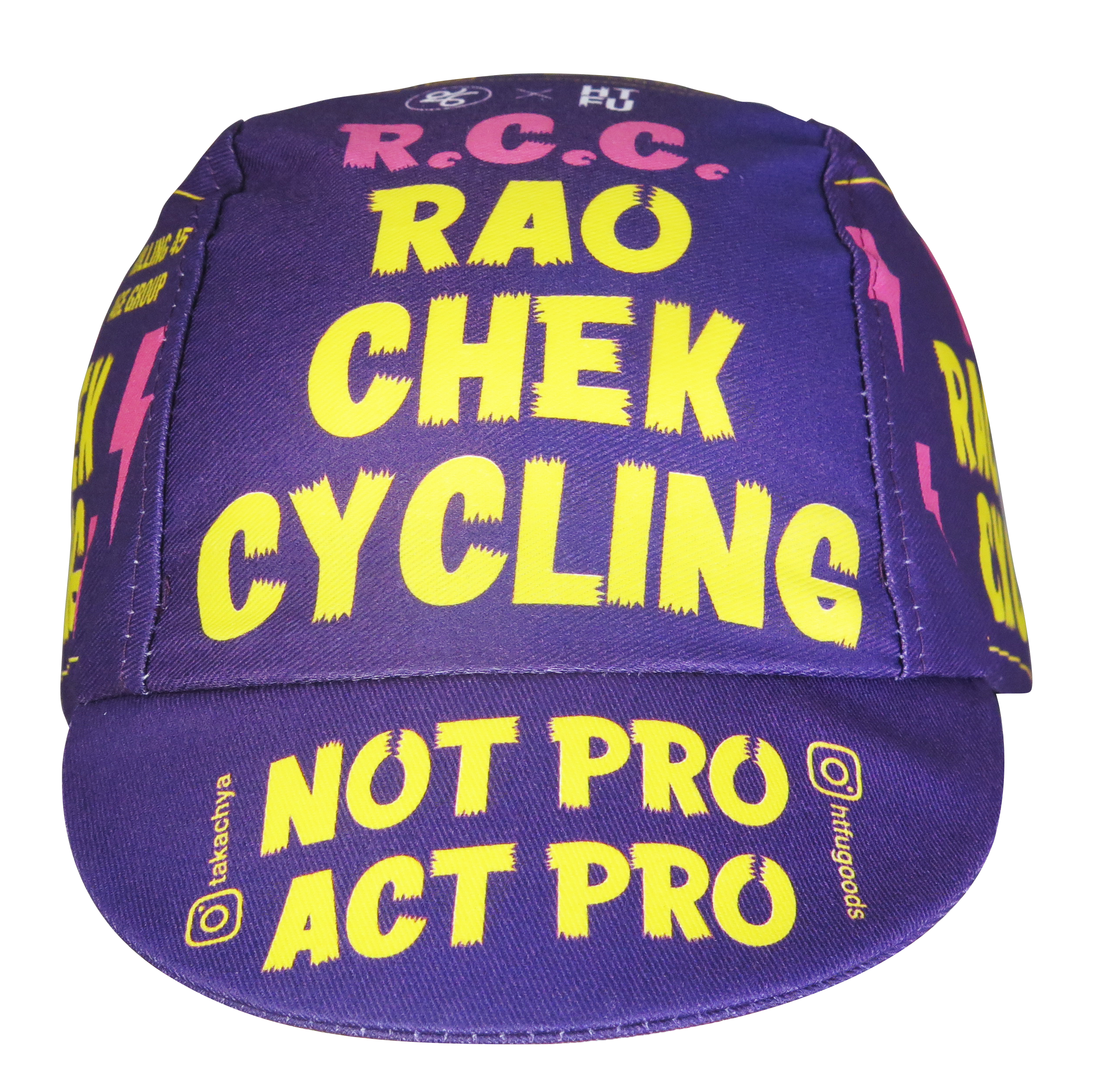 A DESIGN BY TAKACHYA | TKC X HTFU - RAO CHEK CYCLING | YELLOW, PURPLE, RED