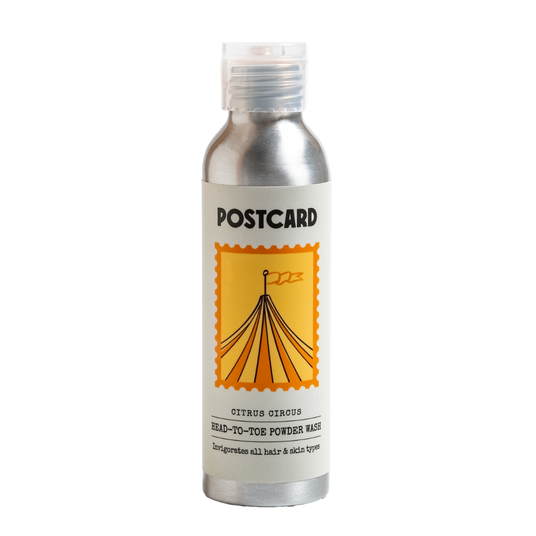 POSTCARD | Citrus Circus Head To Toe Powder Wash 80g