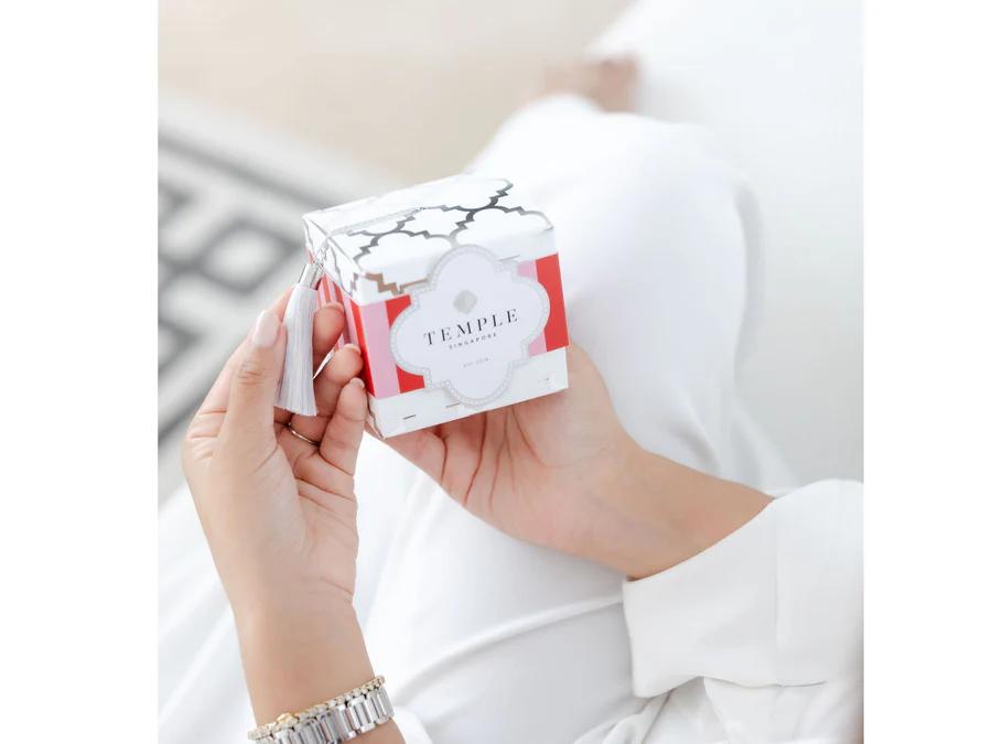 TEMPLE CANDLES | Christmas Candle, Silver