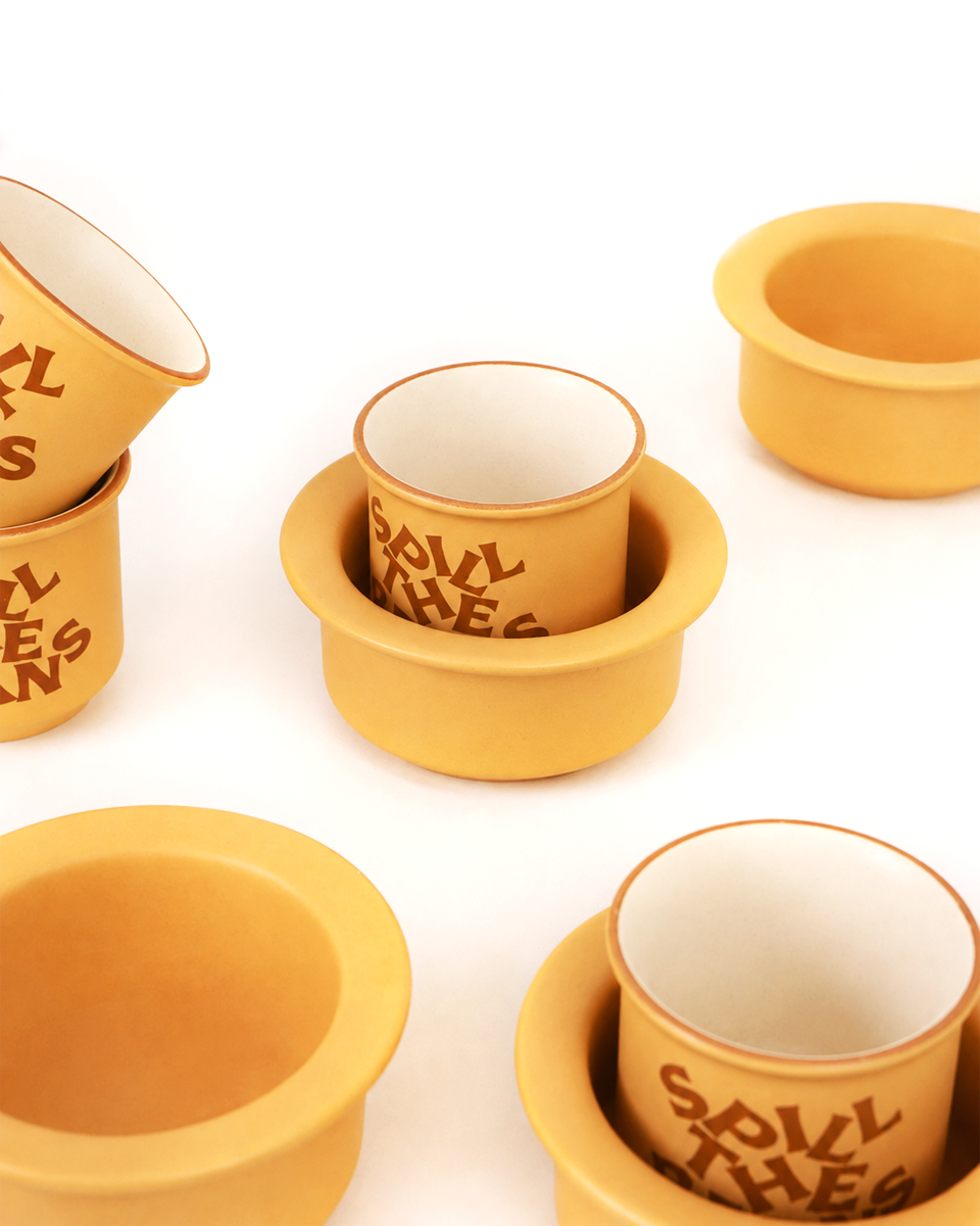 TABLE MANNERS AND CO | Spill the Beans Coffee Set Of 2 Gift Set