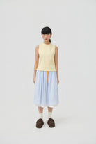 3EIGHTH | Kumo Muscle Tank | Butter Yellow