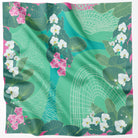 BINARY STYLE | Botanic Oasis By The Bay Silk Scarf