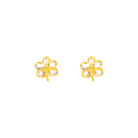 RISIS | Ascocenda Sagarik Gold Orchid Earrings in Gold & Palladium