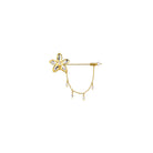 RISIS | Aeridovanda Orchid Brooch in Gold and Palladium with Pearls