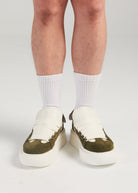 PROJECTWEAR | Felton Broad Shoelace Suede Leather Sneaker Green
