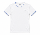 WRLD | Topstitch Round Neck Tee | White