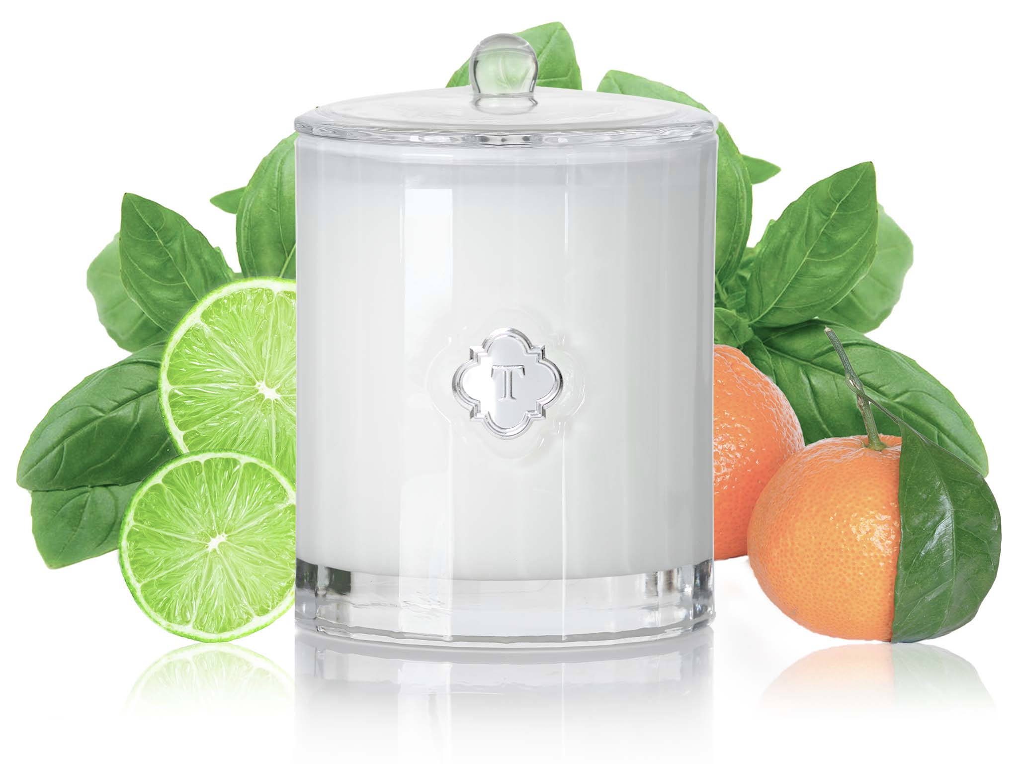 TEMPLE CANDLES | Luxury Fragranced Candle - Lime Basil