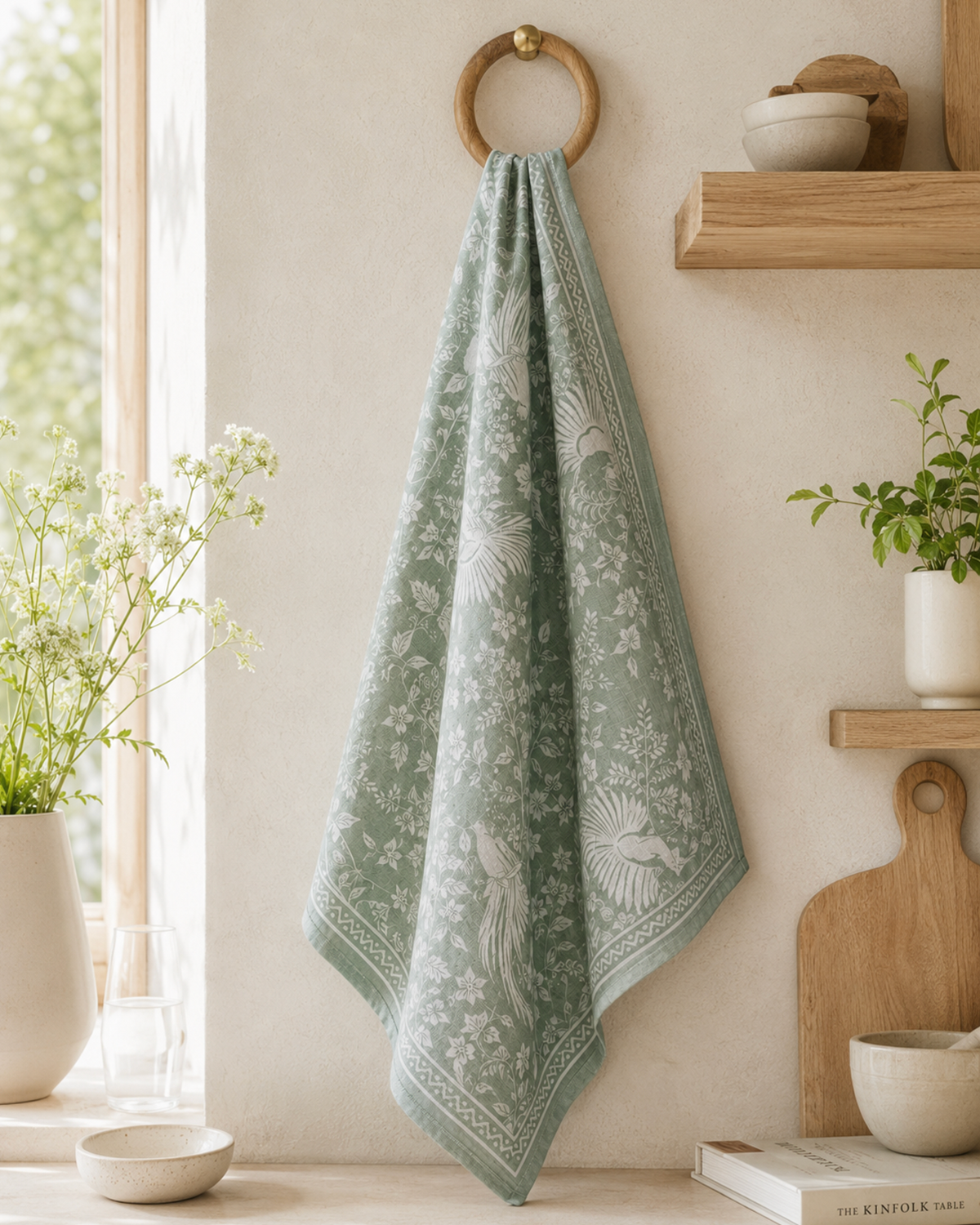 MEJA MAISON DE BALI | The Amour En Volière Tea Towel