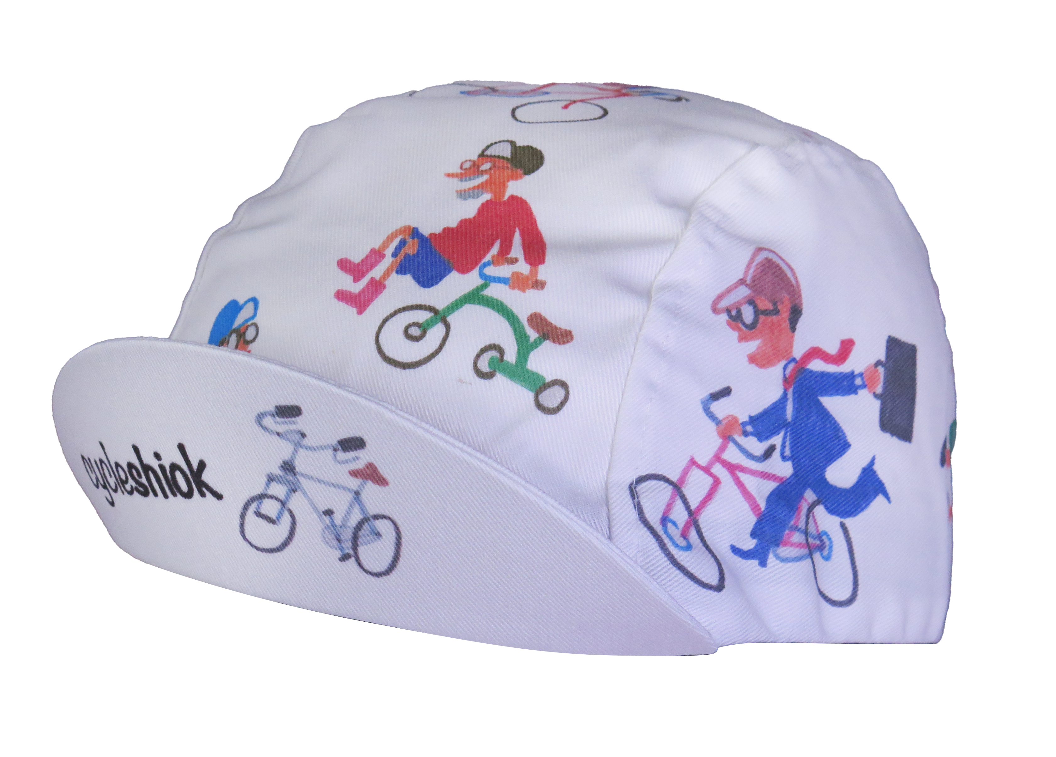 A DESIGN BY TAKACHYA | Faizal Caricatures x TKC CycleShiok! Cycling Cap