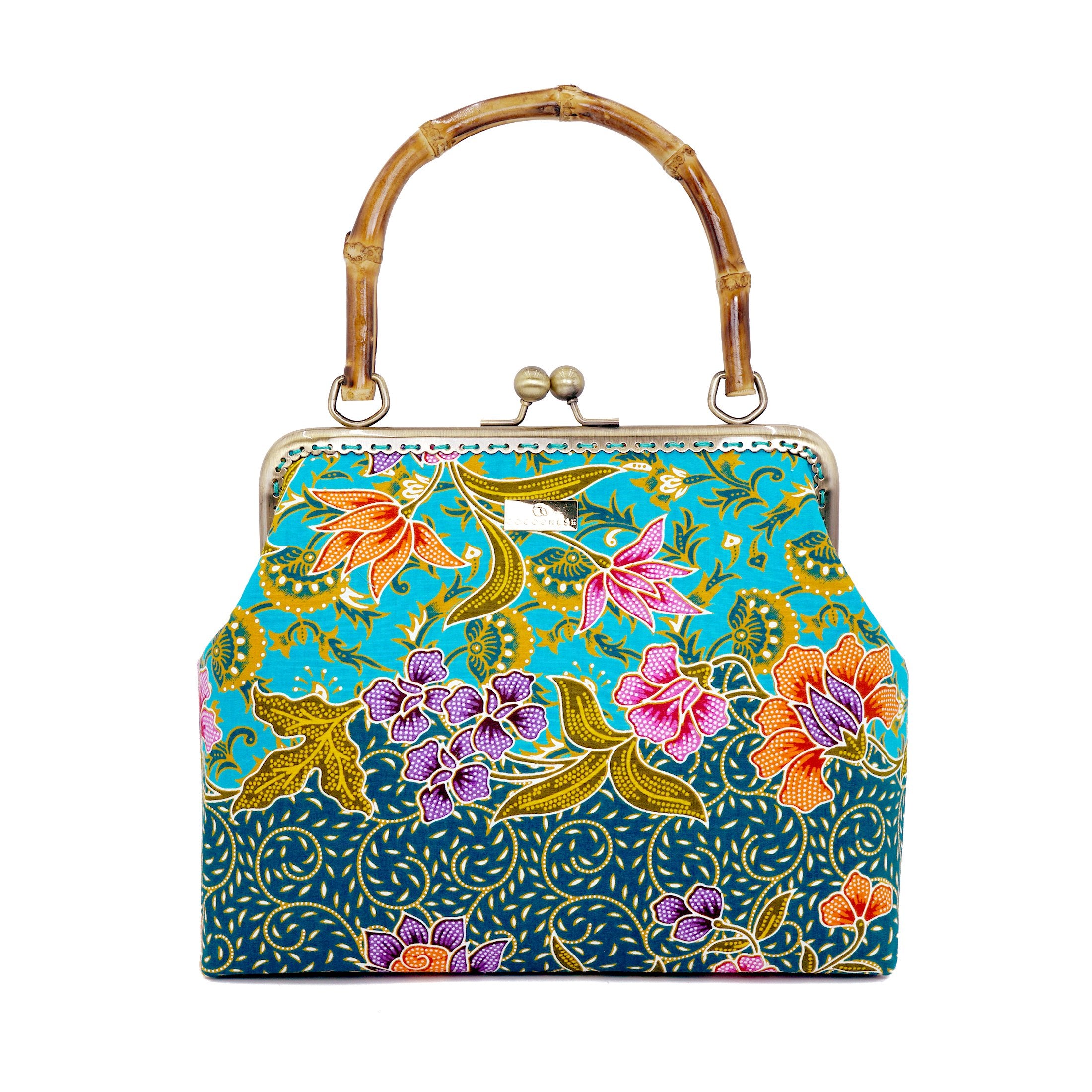 COCOONESE | Bamboo Top Handle Bag - Revolving Dream (GN)