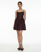 DRESSINGPAULA | Flared-Skirt Mini Dress