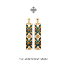 THE ANTECEDENT STORE | Auspicious Peranakan Tile Earrings
