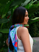 BINARY STYLE | Peranakan Bricollage Premium Silk Scarf