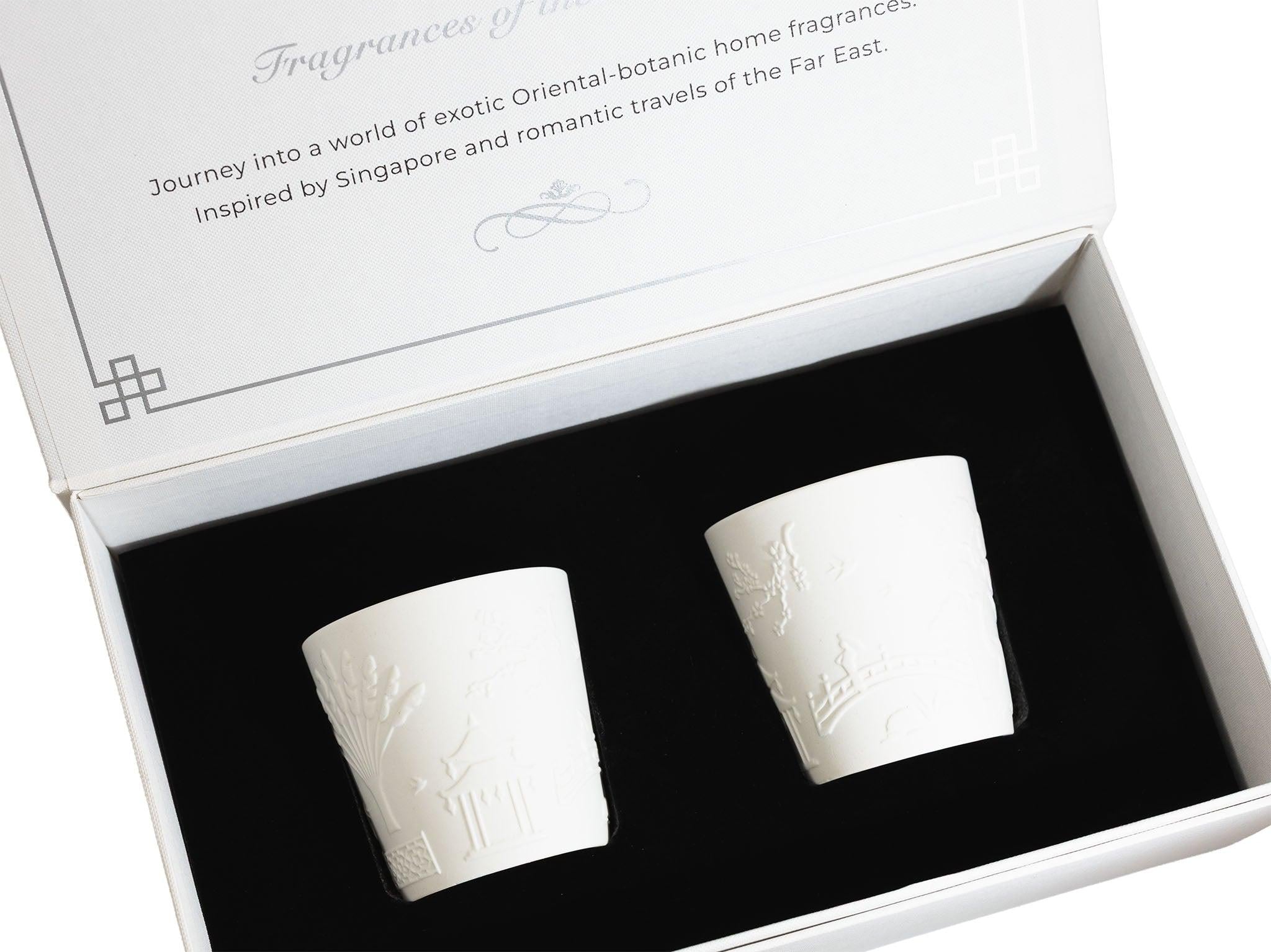 TEMPLE CANDLES | Chinoiserie Candle Duo Gift Box