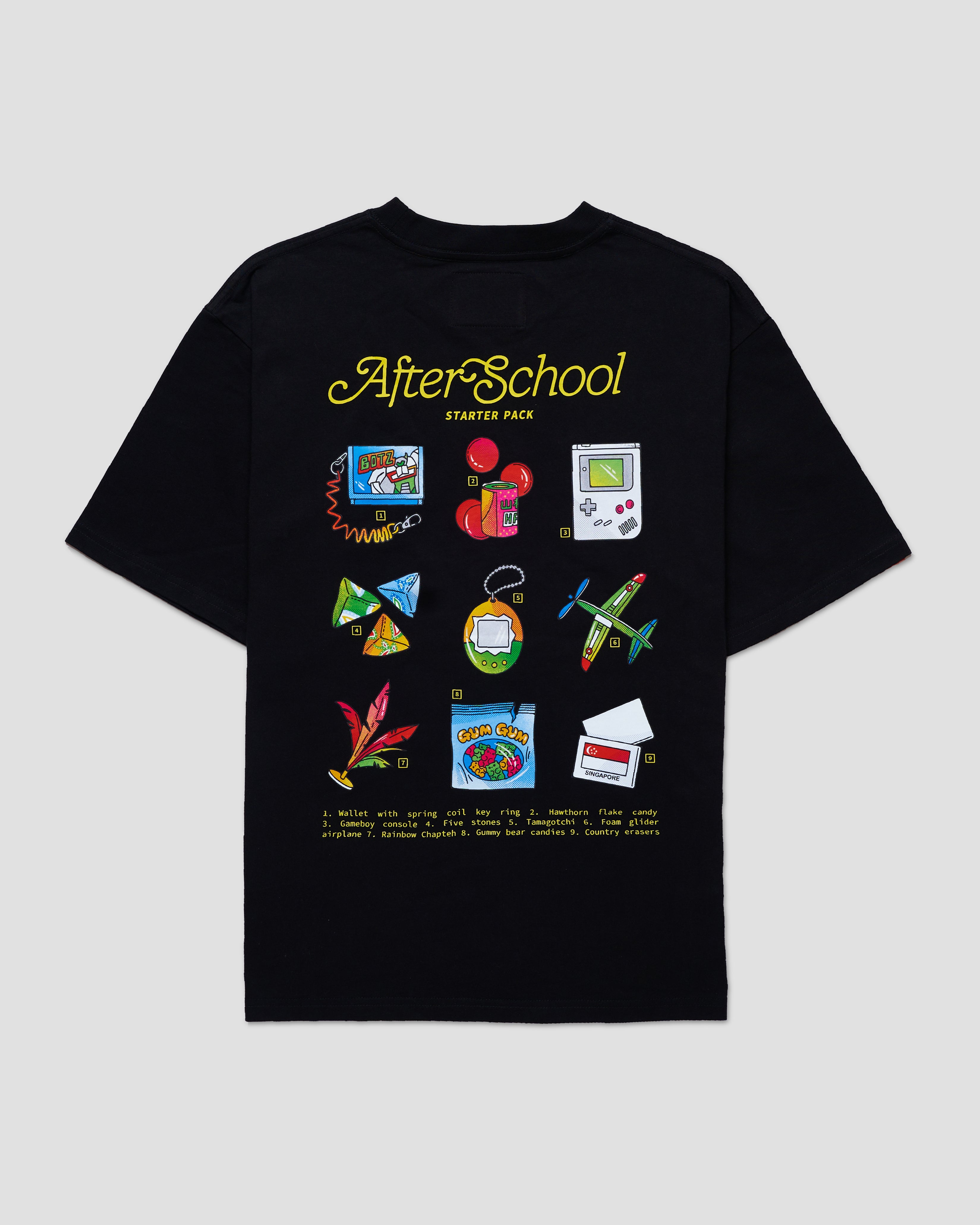 TALKING TOES | After School Oversized Tee - Black