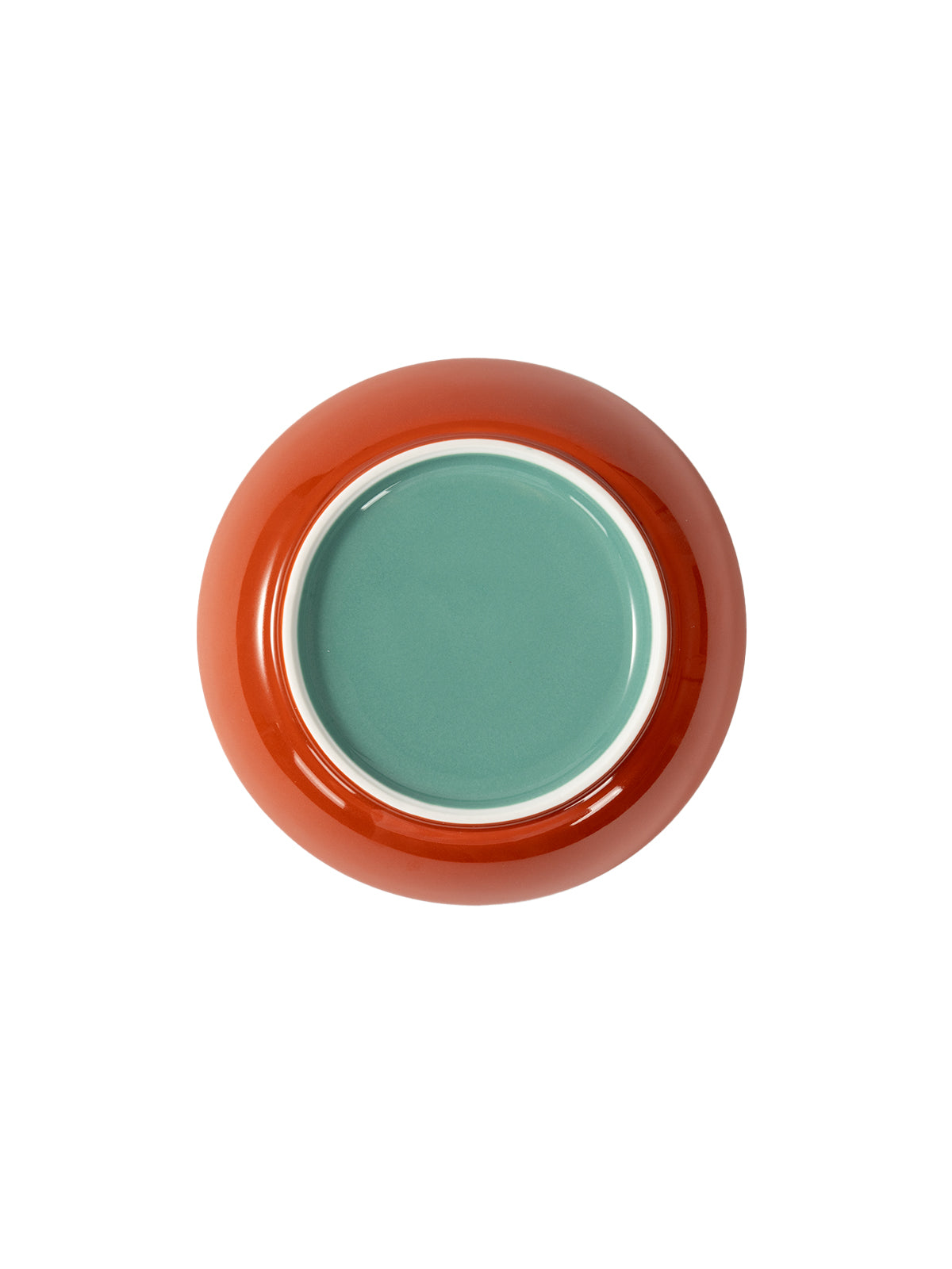 CRAFILAB | Brick Red & Turquoise Teapot Tray