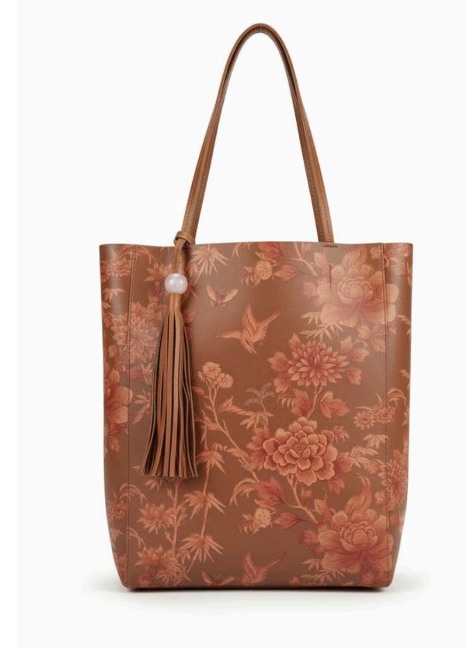 DESTI SAINT | Double Phoenix Large Dumpling - Chestnut