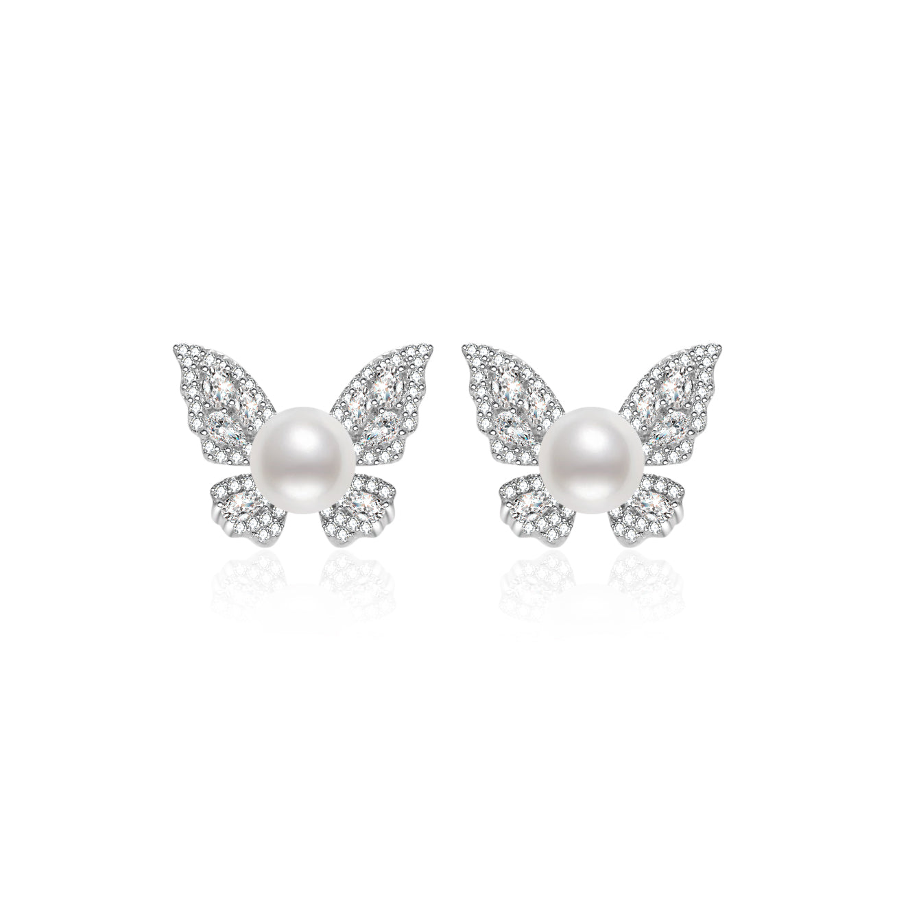 PEARLY LUSTRE | Top Grade Freshwater Pearl Earrings WE00723 | GARDENS