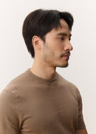 HOUSE OF HOUSE OF ANON PTE. LTD | Otto Mock Neck Knit Top - 100% Cotton