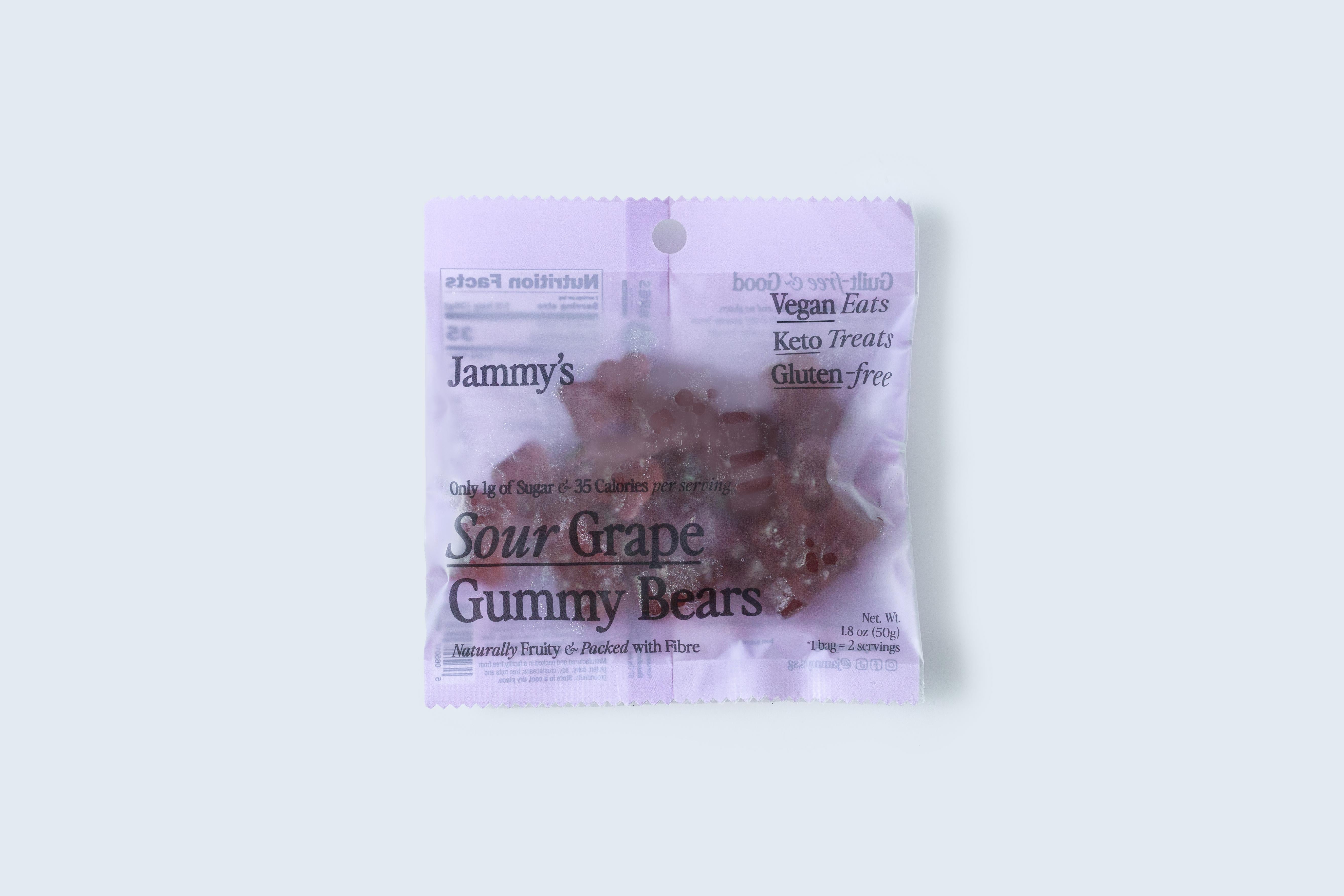 JAMMY’S | Sour Grape Gummy Bears