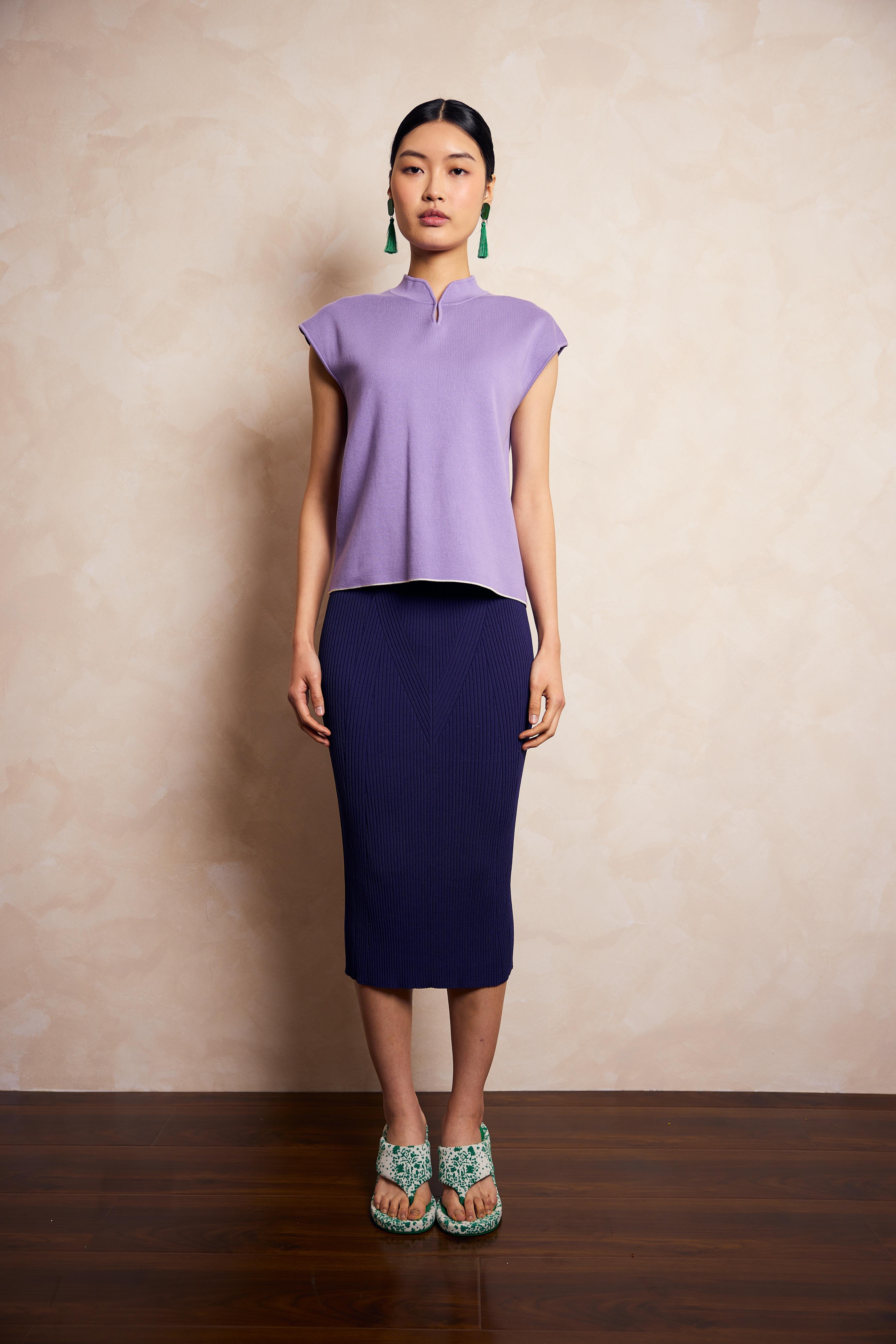 GIN LEE STUDIO | Kyla Top | Purple