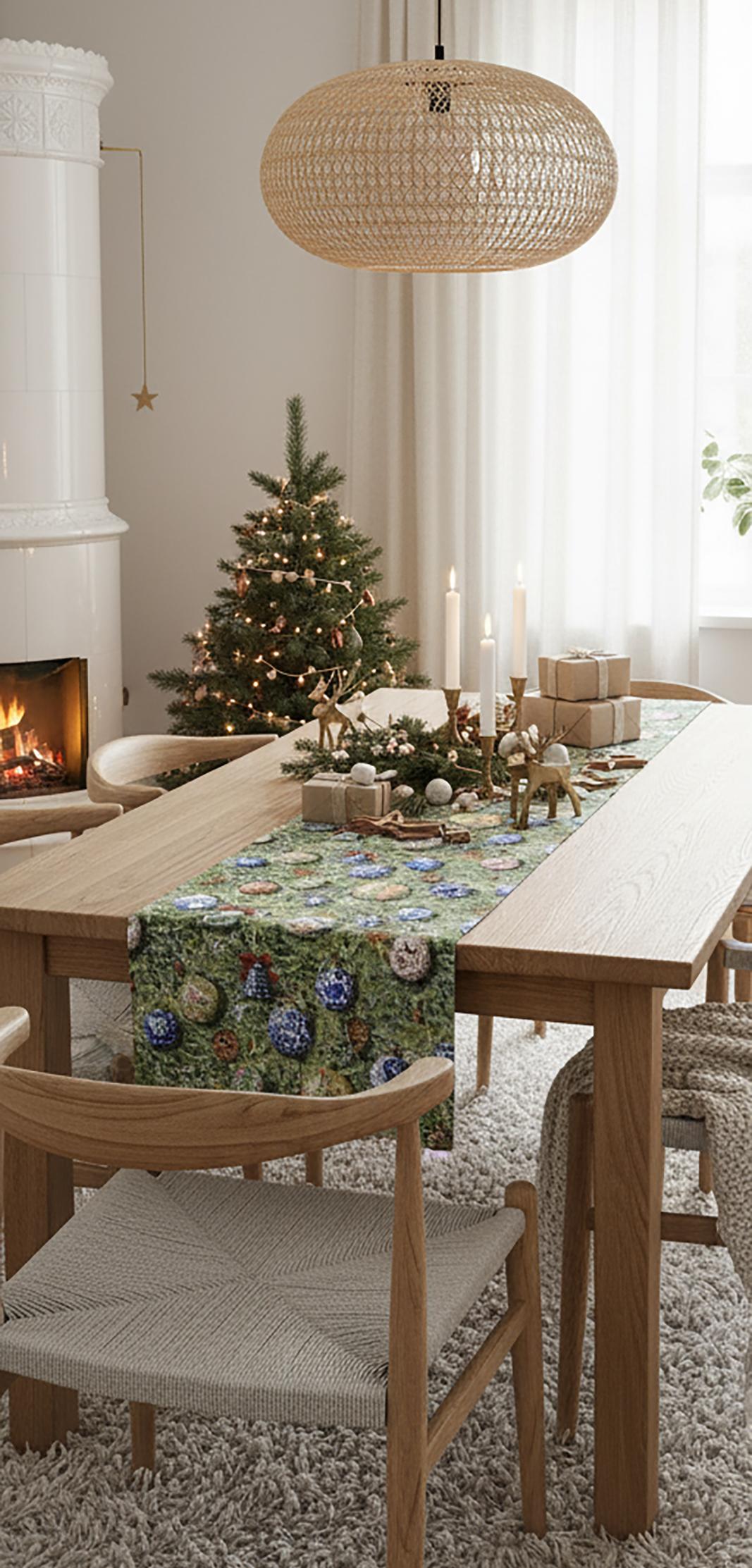 SINGLAPA | Peranakan Ornaments Table Runner