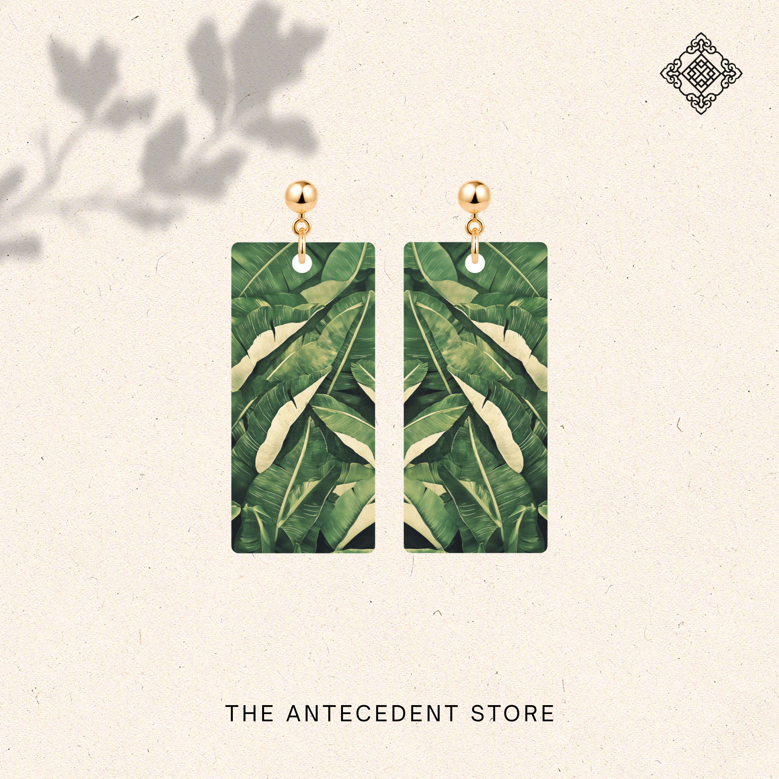 THE ANTECEDENT STORE | Banana Leaf Earrings