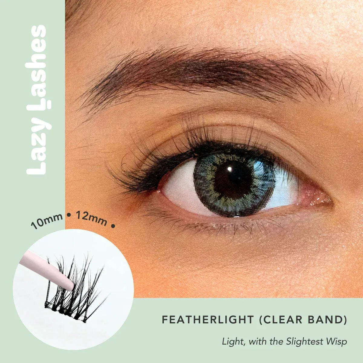 NODSPARK | Clear Band Everyday Featherlight Lazy Lashes