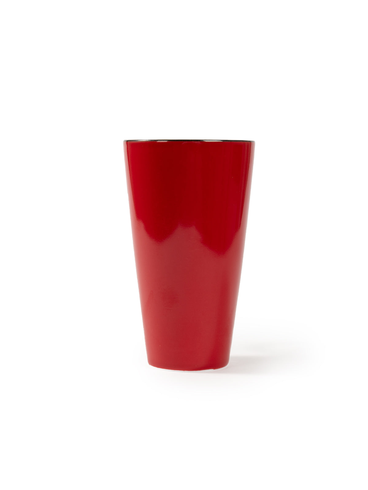 CRAFILAB | Vermilion Red & Double Handle Coffee Cup