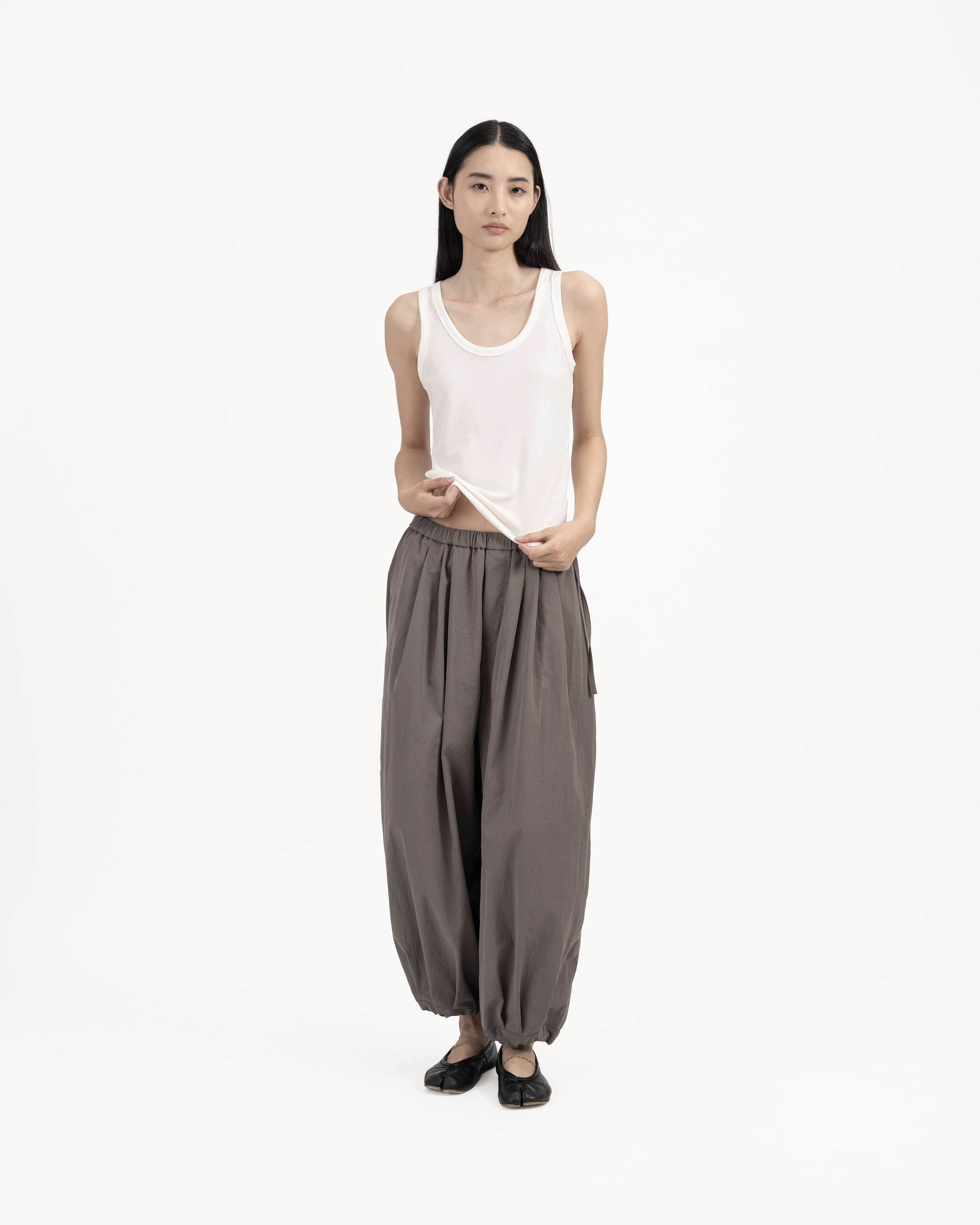 GRAYE | Modal-Cashmere Tank | White