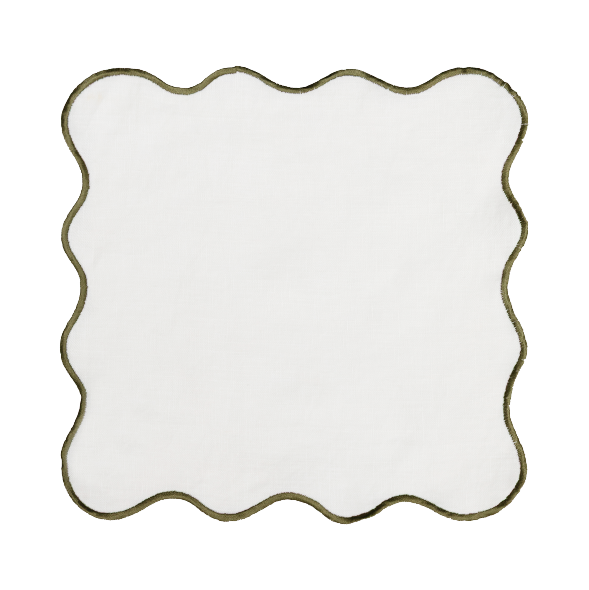 MEJA | The Aventure Africaine’ Cocktail Napkin - Marshmallow Solid (Set Of 2)
