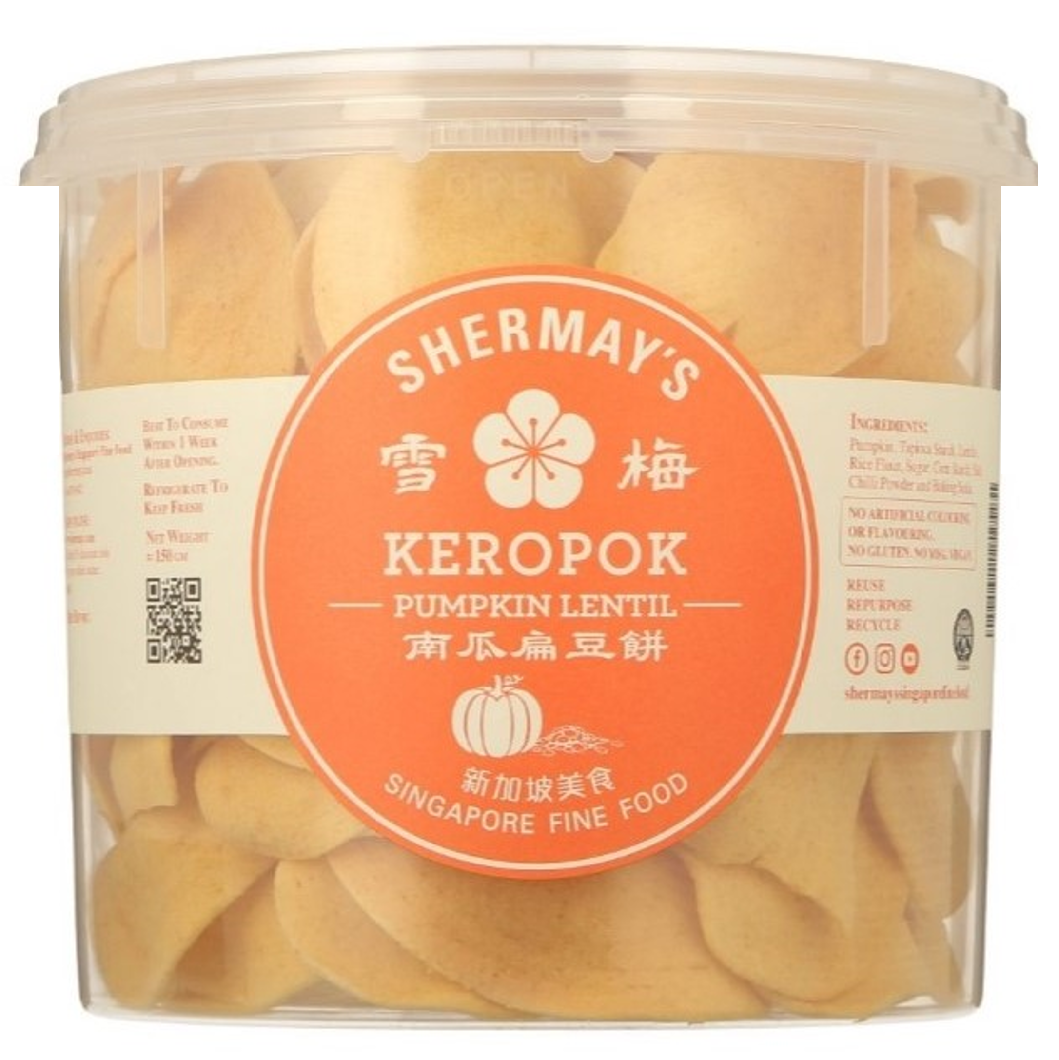 SHERMAY'S SINGAPORE FINE FOOD | Pumpkin Lentil Cracker Bucket