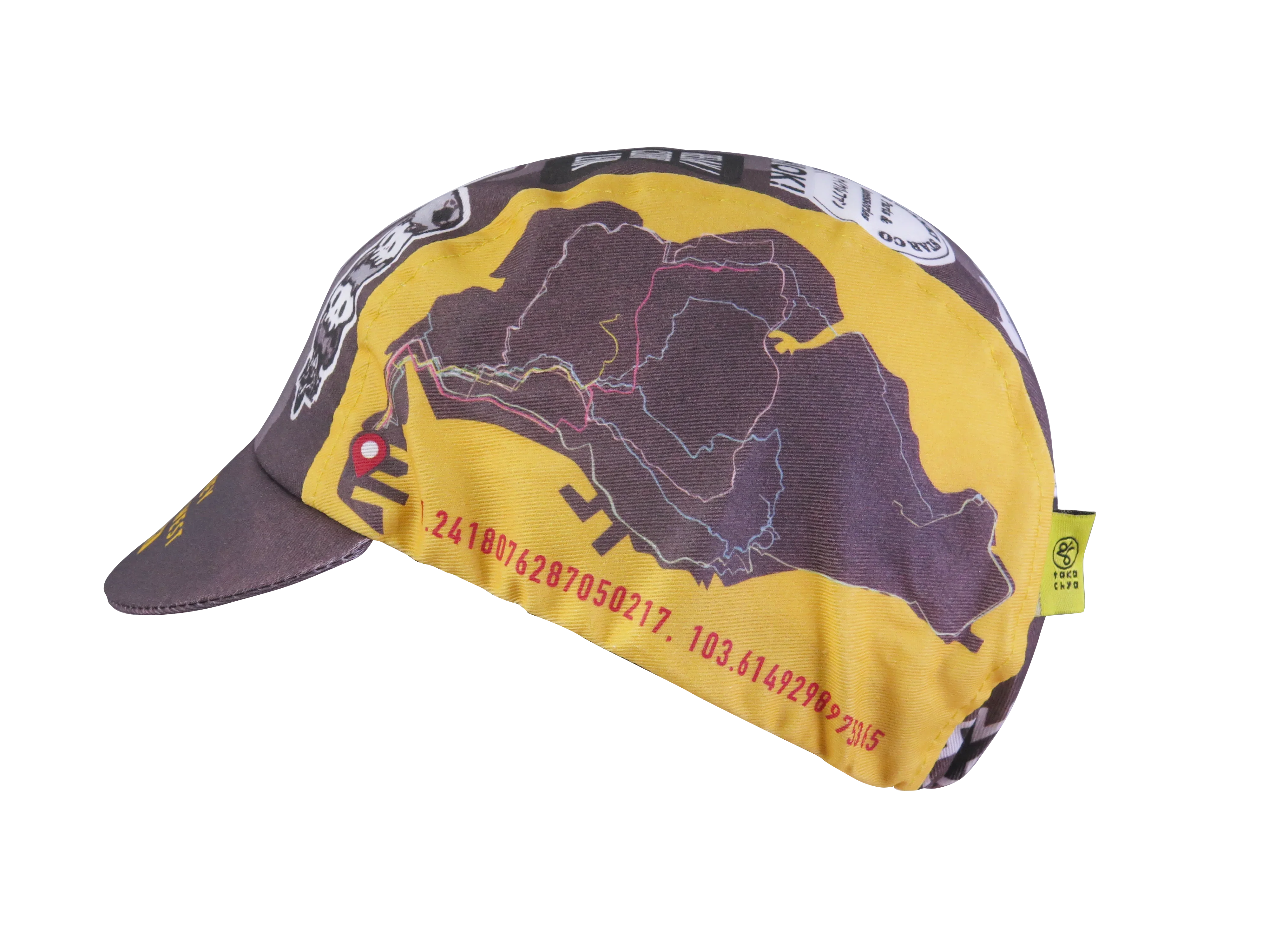 A DESIGN BY TAKACHYA | Cycling Cap - Mission to Tuas Grayscale
