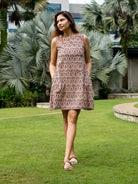 NIMBU | Oxford Women's A Line Dress with Pockets