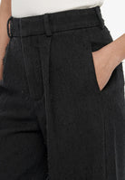 DRESSINGPAULA | High Rise Pleated Jeans