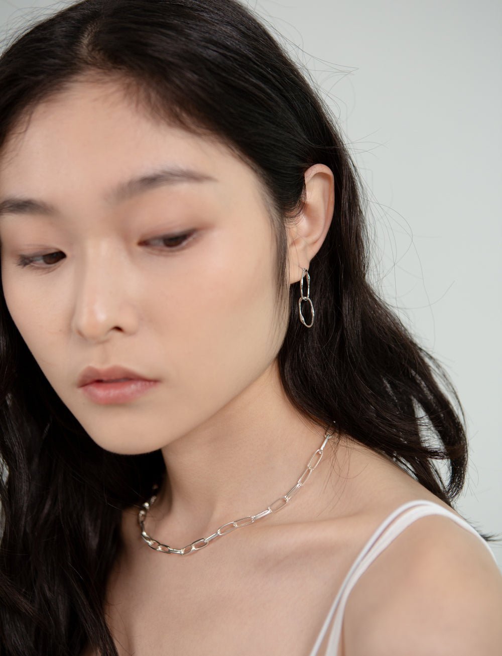 SAERO COLLECTIVE | Hayan Link Necklace | Silver