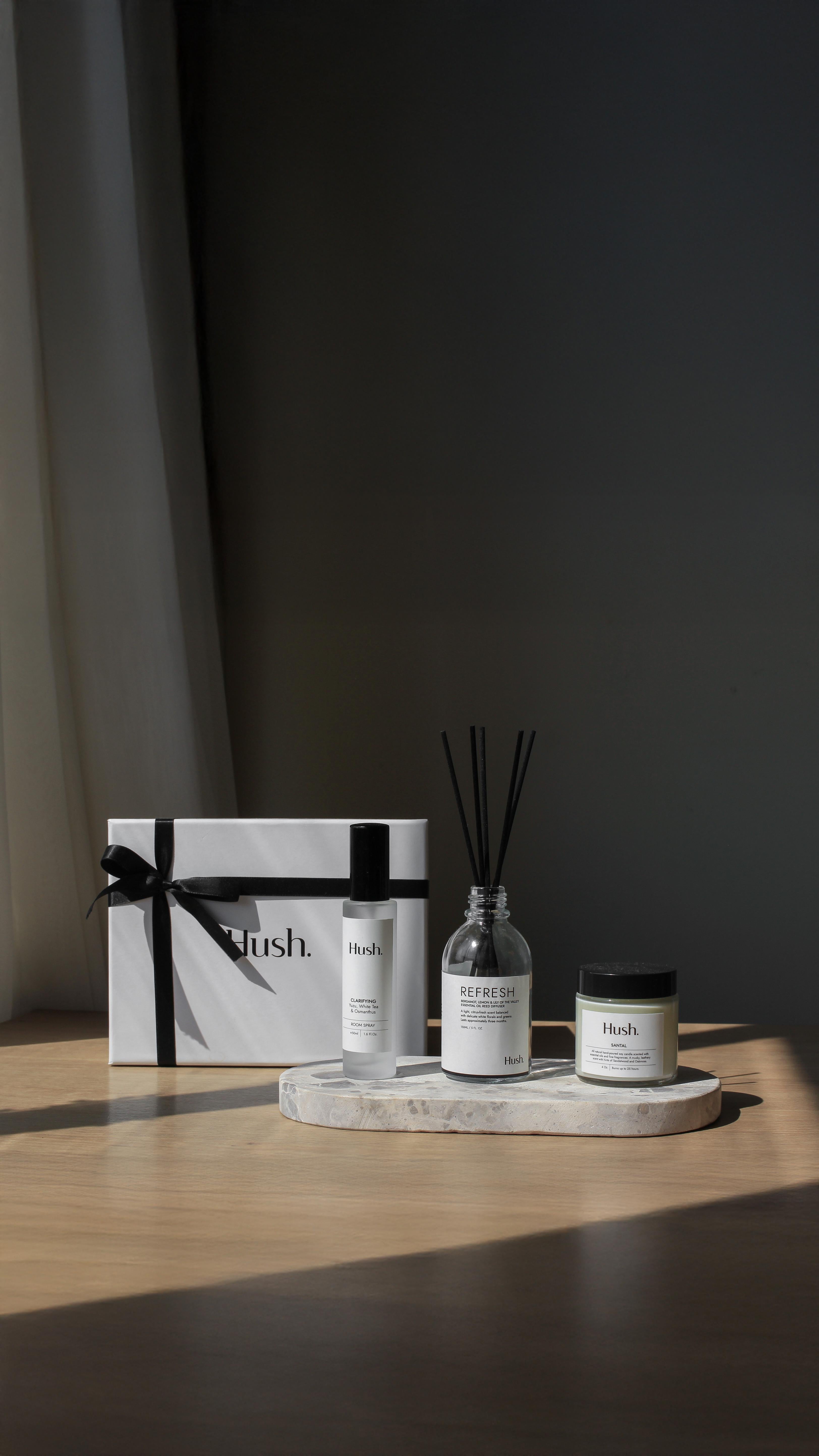 HUSH CANDLE | Home Essentials Gift Set