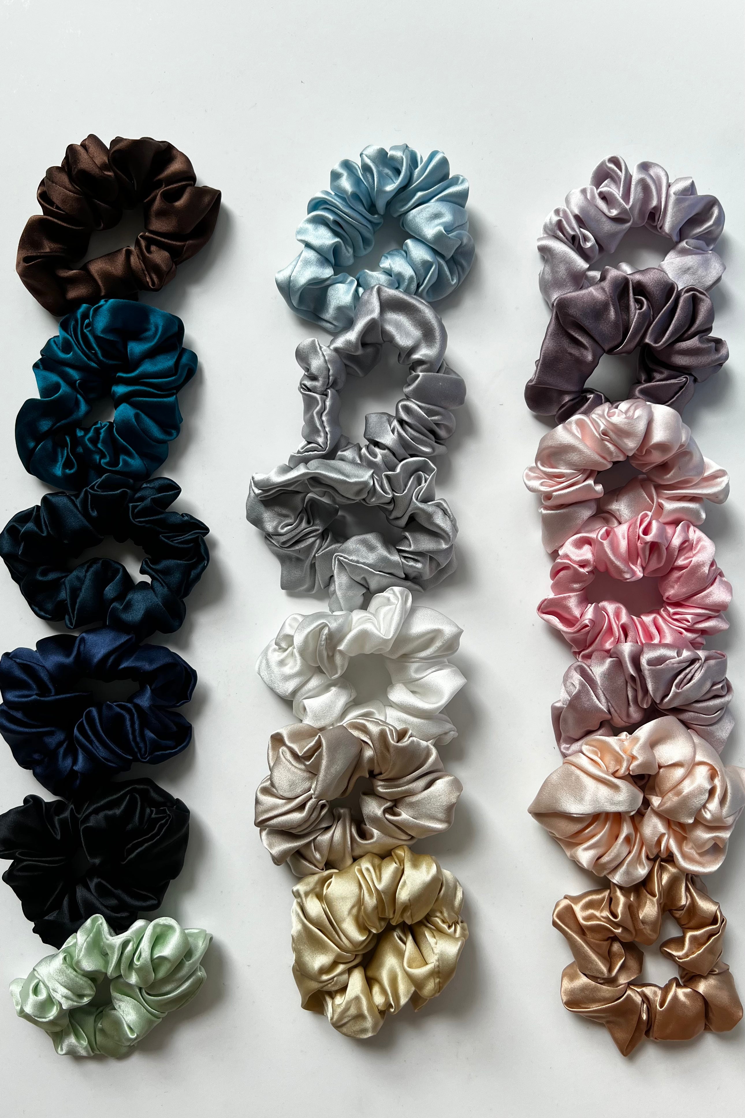 BELLS & BIRDS | Mulberry Silk Scrunchies (Set of 3)