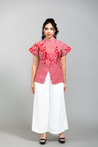 STUDIO GYPSIED | Batik Kebaya Temasek In Tumbuh Saga Seed Red