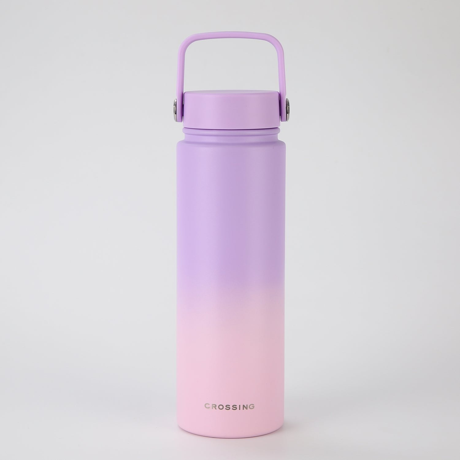 CROSSING | 720ml Urban Ceramic S/S Insulated Flat Cap Bottle With Handle