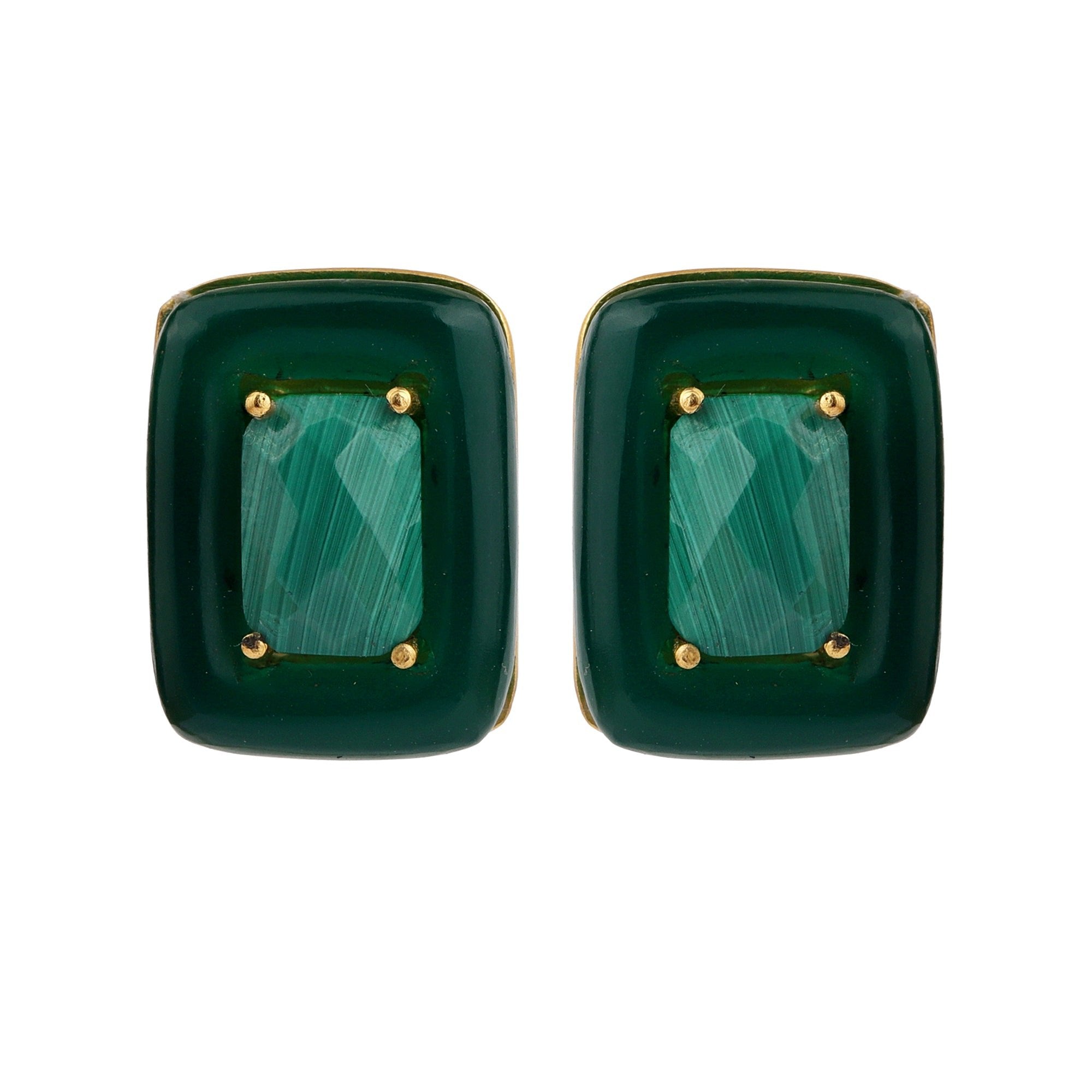BOHEME BY VERO | Amazonia Square Earrings