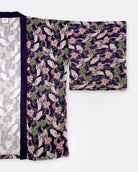 STUDIO QILING | Phoenix Pink Sage Silk Blend Kimono