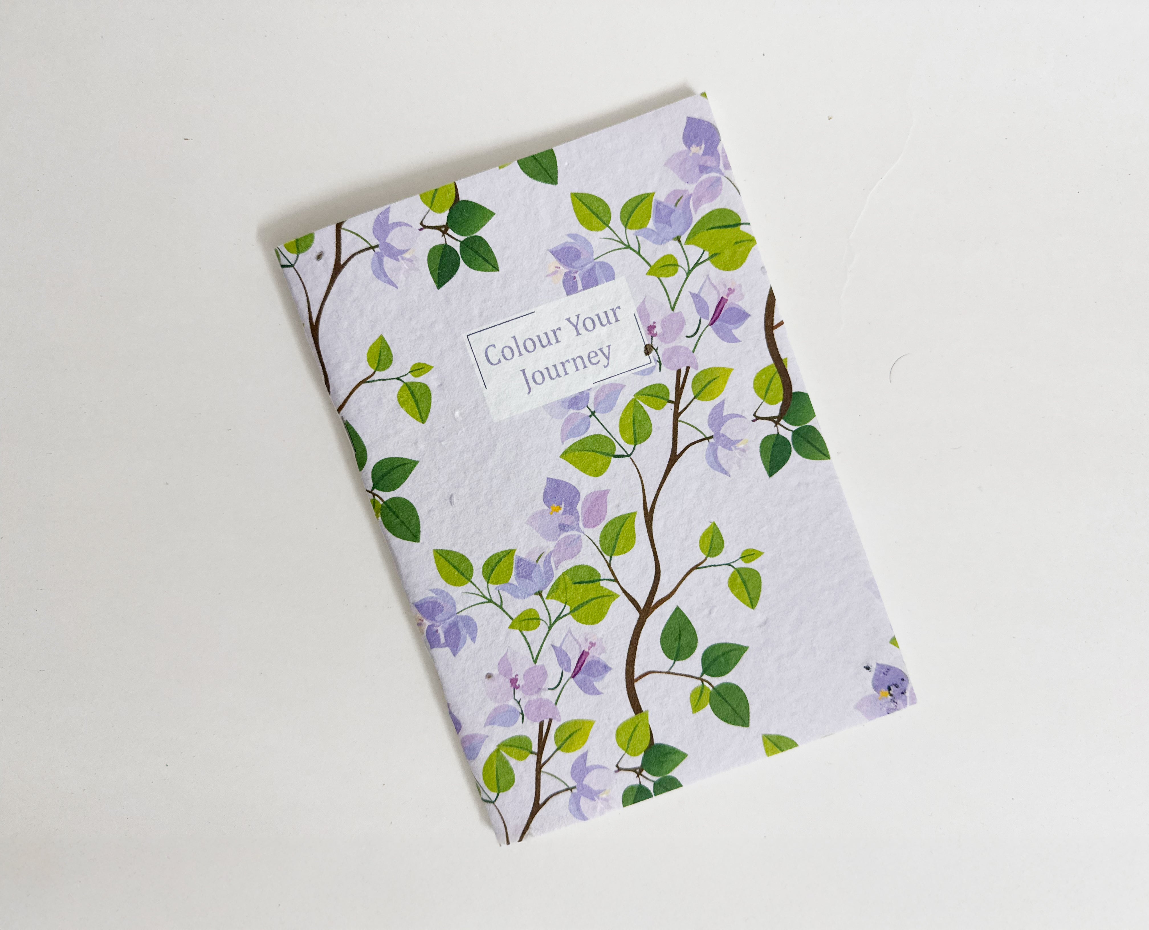 PURPLE AND PURE | Plantable Notebook Gift Set - Bouganvillea Blush