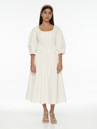 DRESSINGPAULA | Corset Cotton Midi Dress